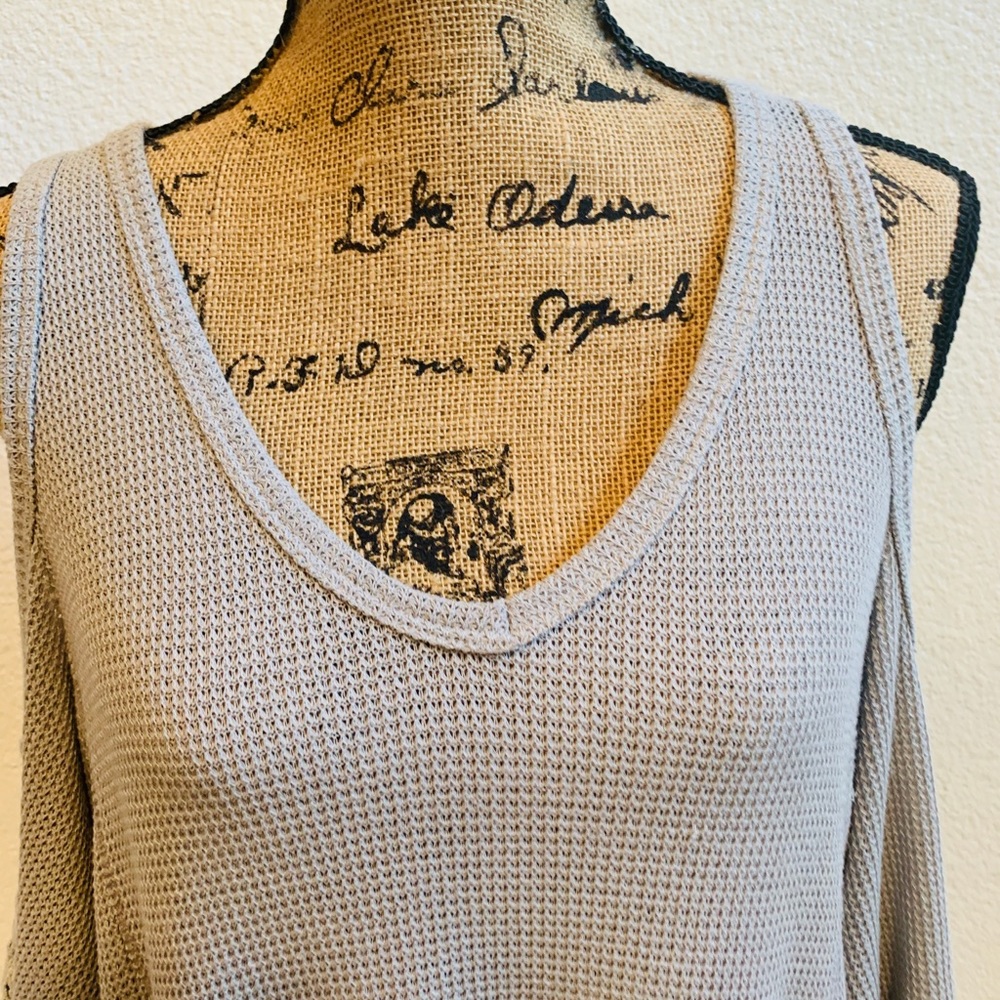 Nectar Clothing knitted top grey long sleeve large - Picture 3 of 5